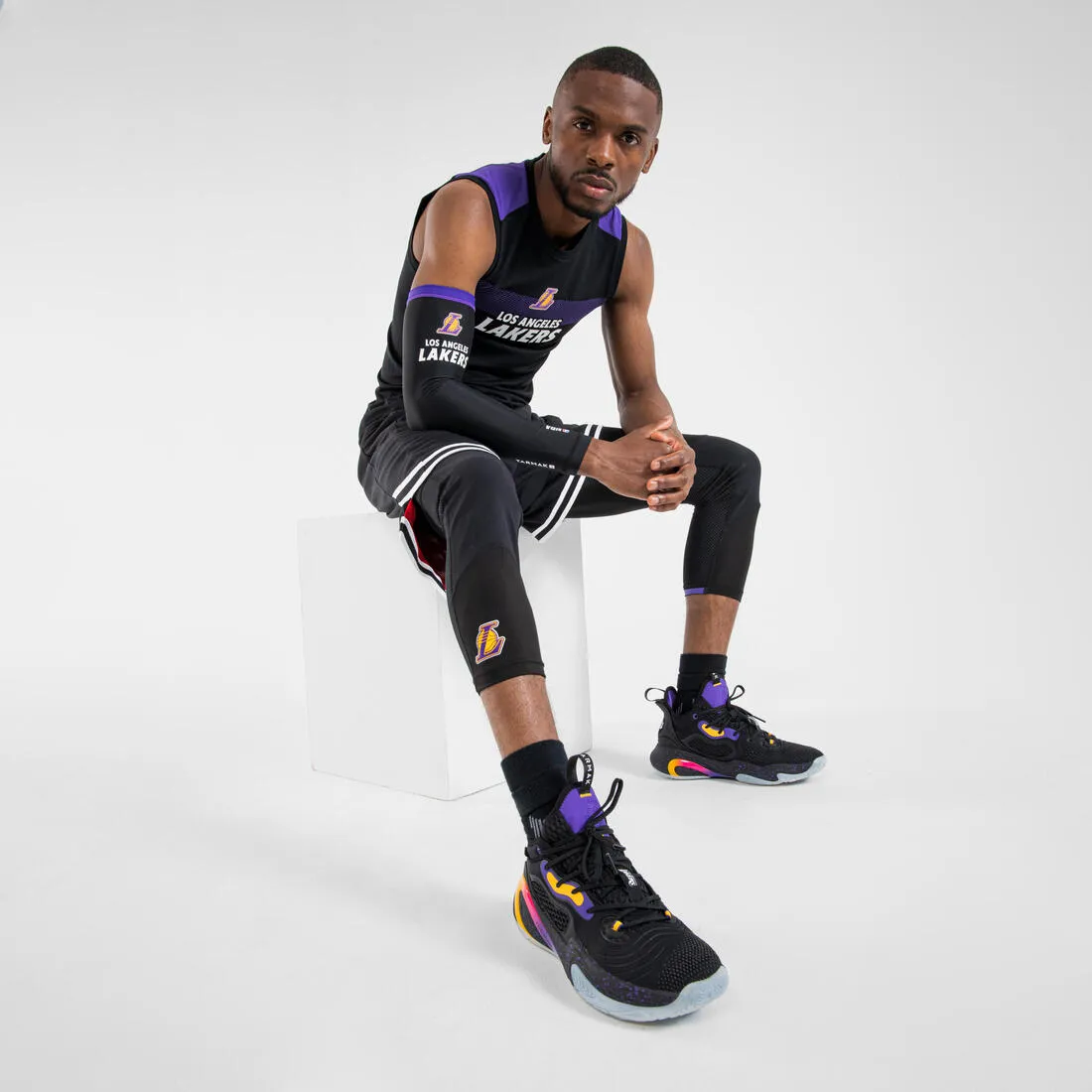 Adult Basketball Sleeve E500 - NBA Los Angeles Lakers