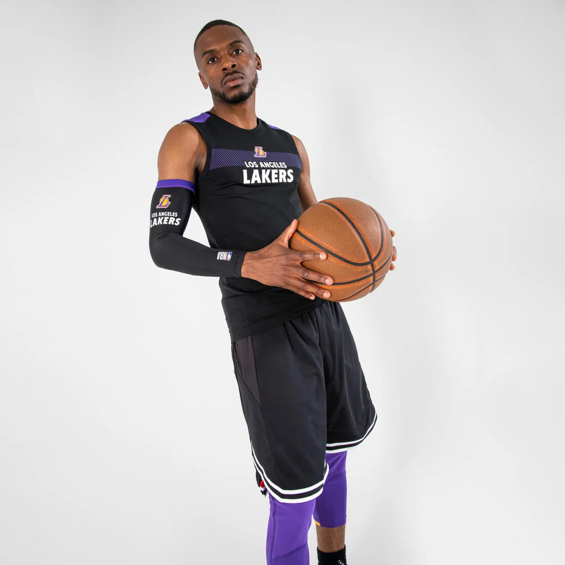 Adult Basketball Sleeve E500 - NBA Los Angeles Lakers