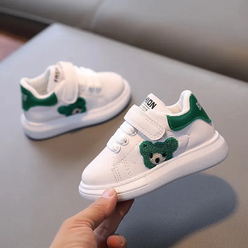 Baby Boys Girls Bear Sneakers 1-6 Year