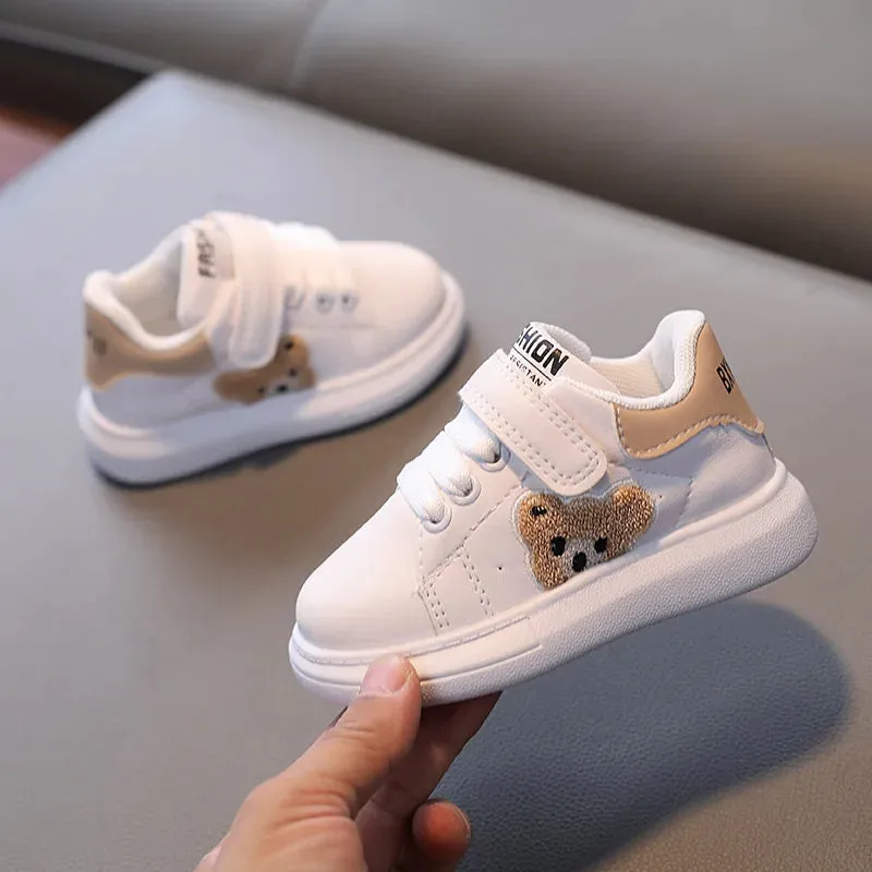 Baby Boys Girls Bear Sneakers 1-6 Year