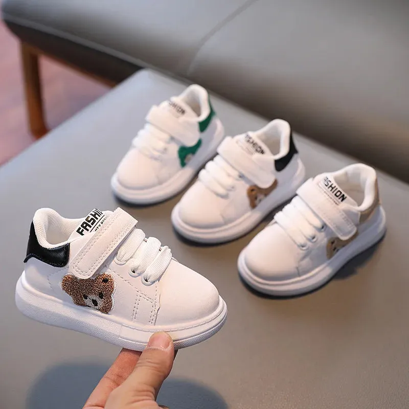 Baby Boys Girls Bear Sneakers 1-6 Year