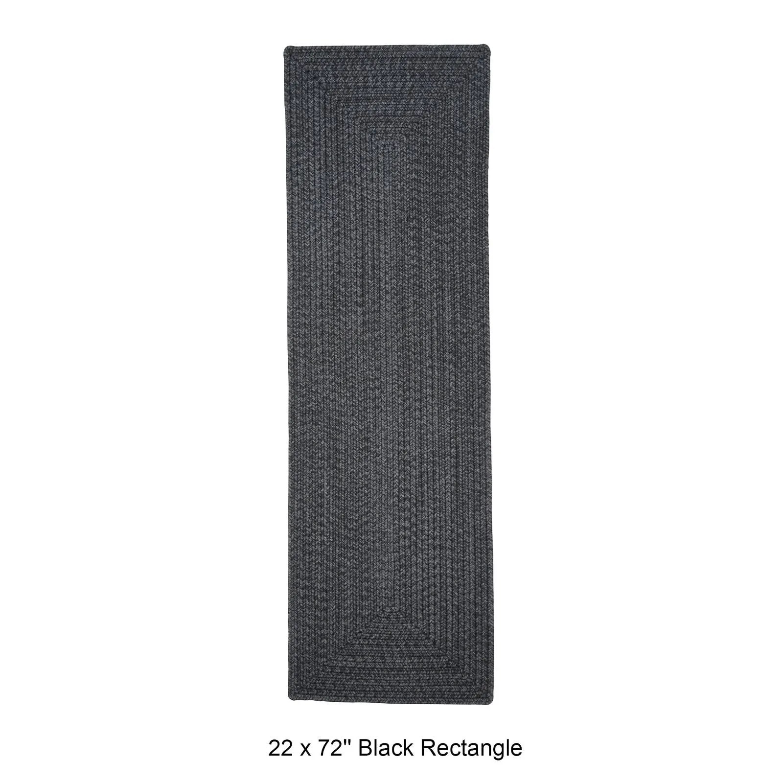 Black Braided Area Rugs