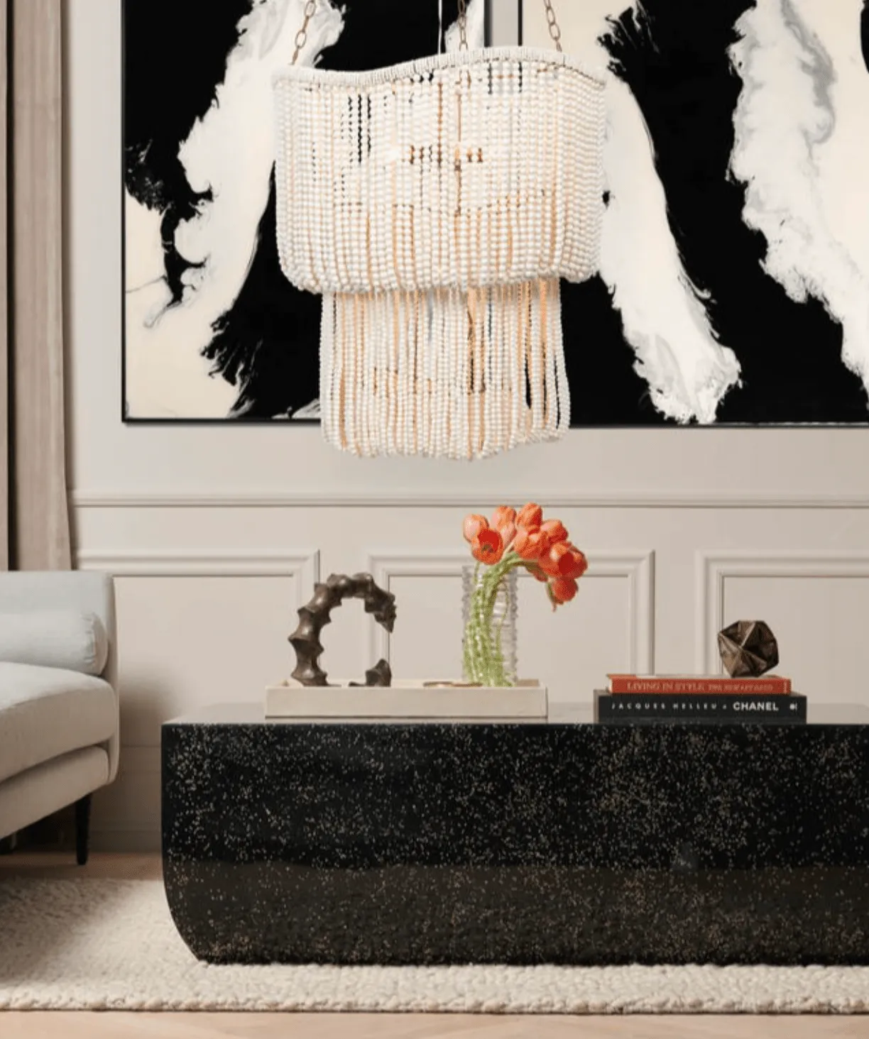 Bora Bora Coco Bead Chandelier