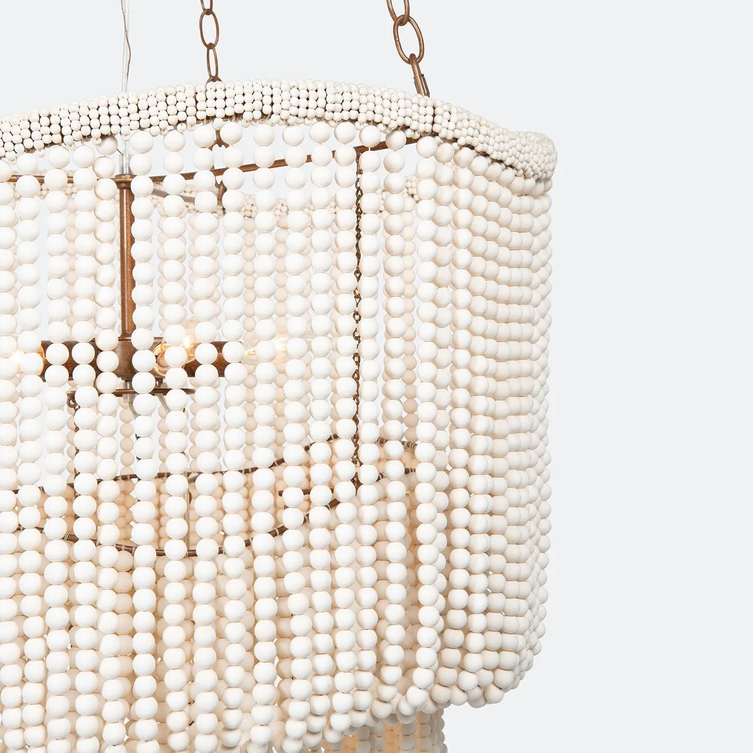 Bora Bora Coco Bead Chandelier