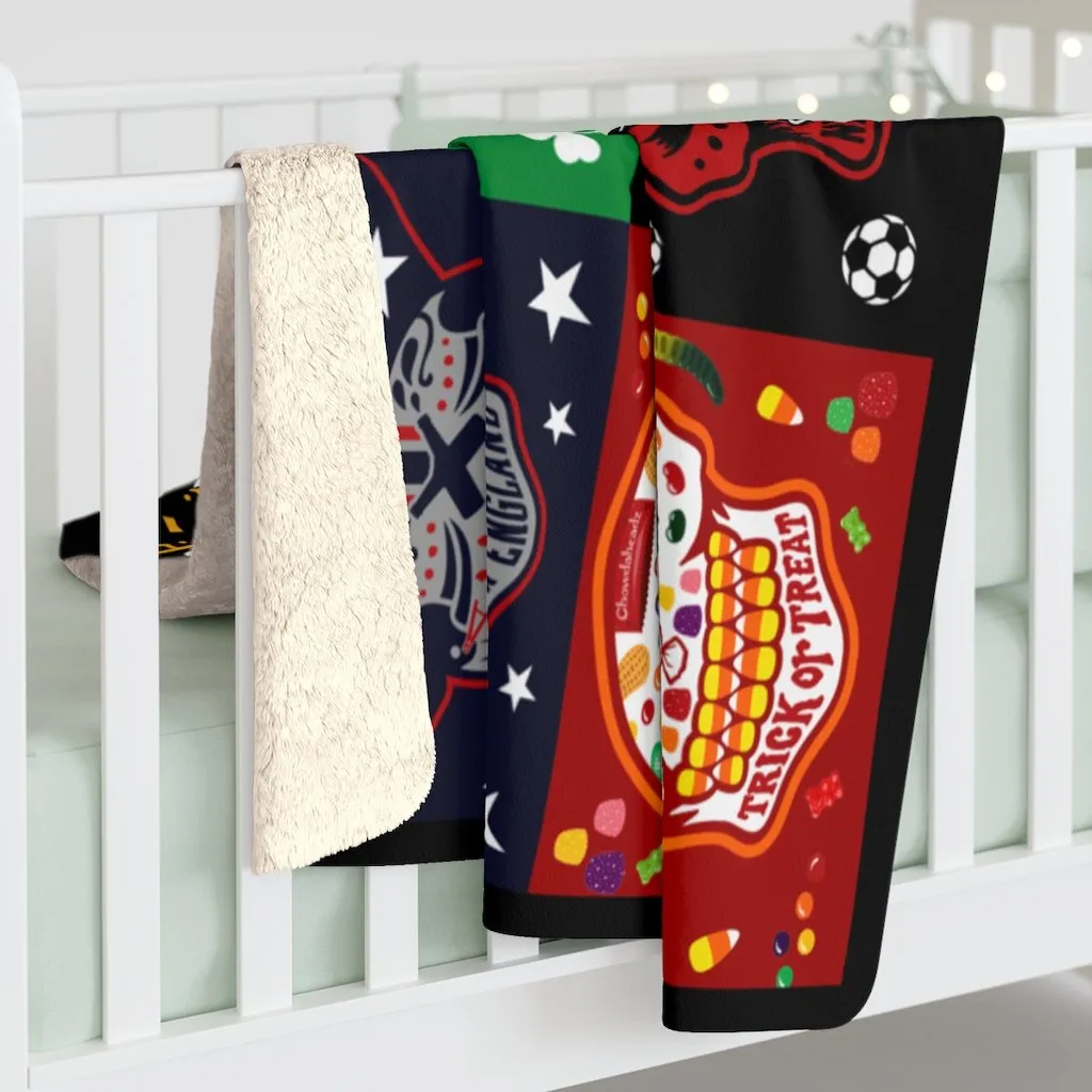 Boston Dead Headz Sherpa Fleece Blanket
