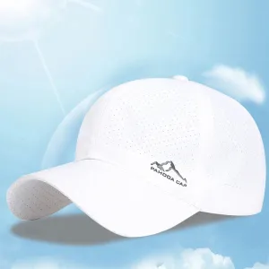 Breathable Snapback Baseball Cap - Fashionable Mesh Sun Hat Adjustable