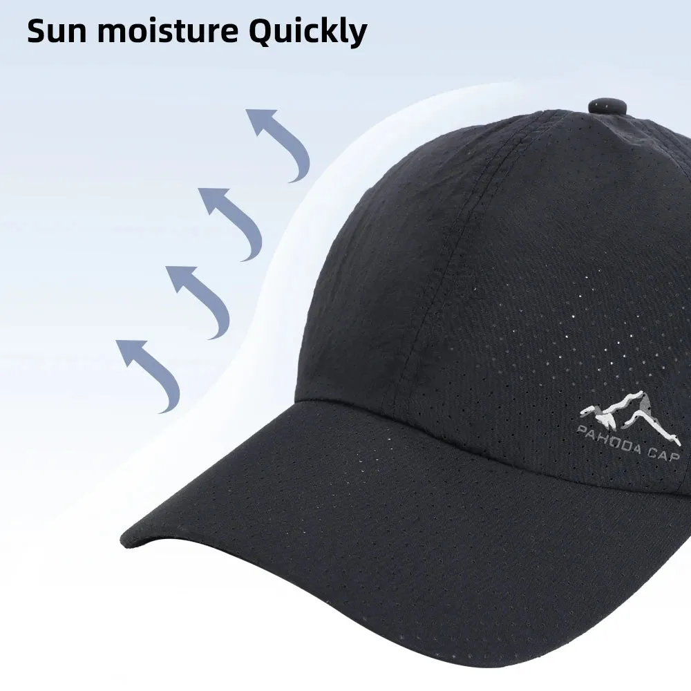 Breathable Snapback Baseball Cap - Fashionable Mesh Sun Hat Adjustable
