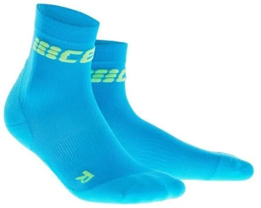 CEP Dynamic  Ultralight Short Sock Electric Blue/Green Woman