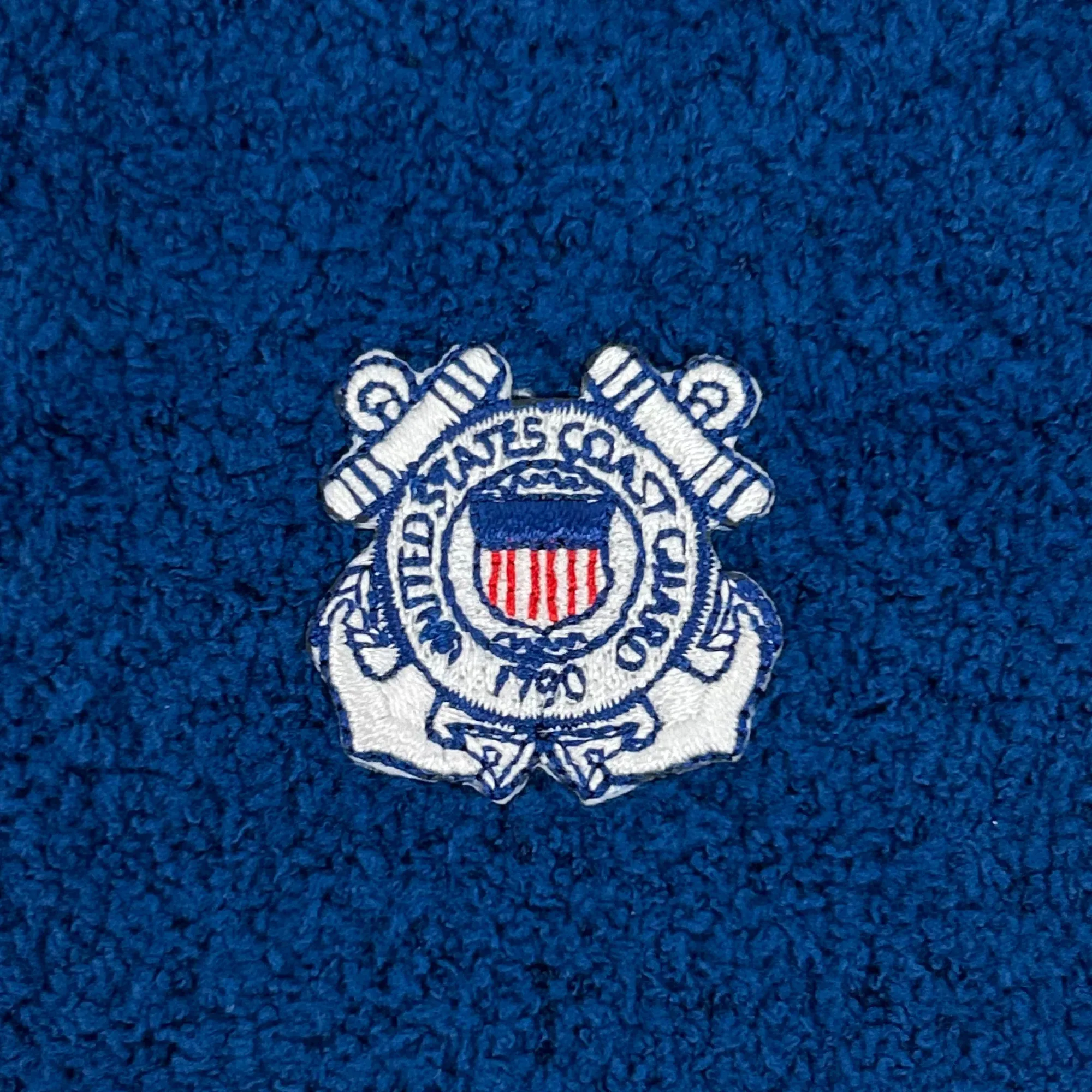 Coast Guard Seal Ladies Cozy Socks (Navy)