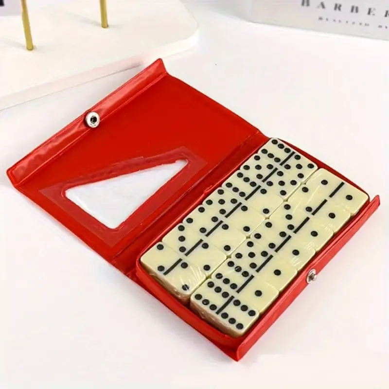 Dominoes Double Six Game Mini Set of 28 Travel Game