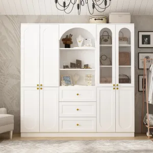 Elegent Wardrobe With Strong Storage And White Finish Latitude Run®