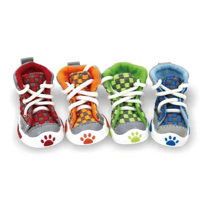 Football Style Puppy Boots for Small Dogs