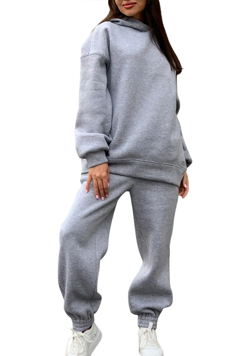HUT1266 Cozy Oversized Jogger Set
