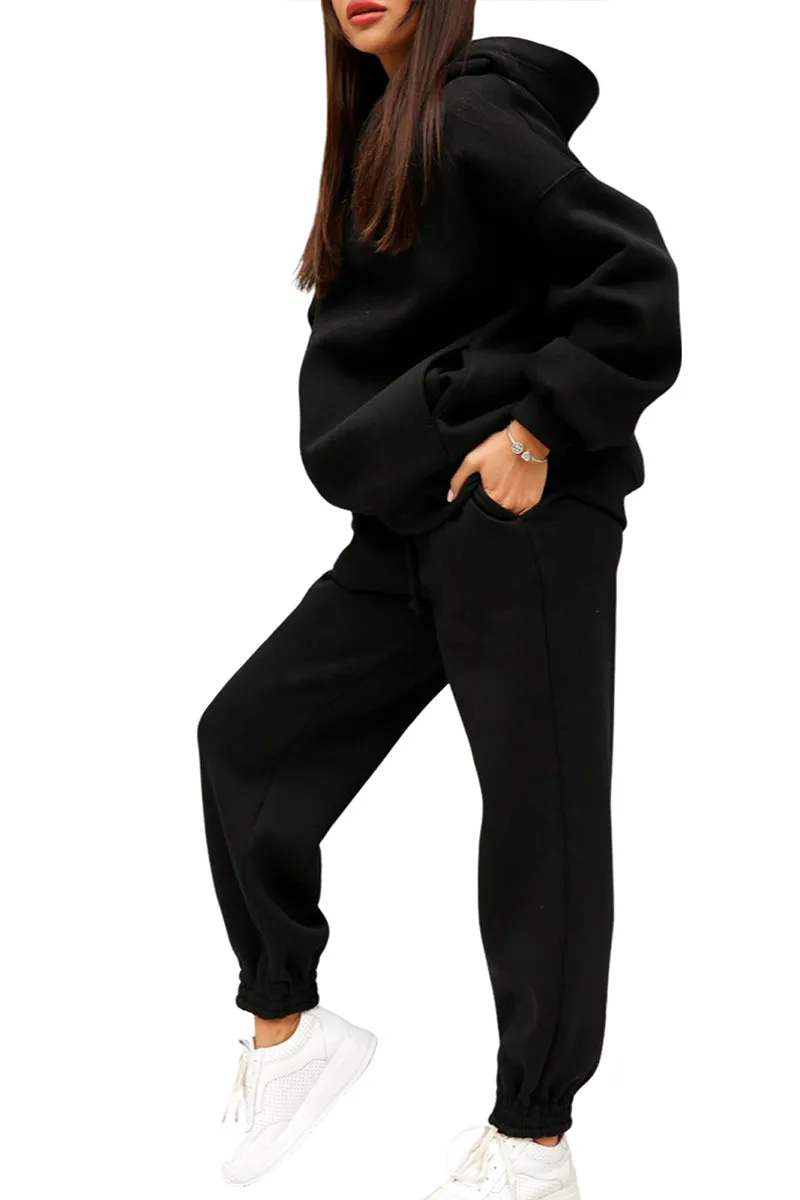 HUT1266 Cozy Oversized Jogger Set
