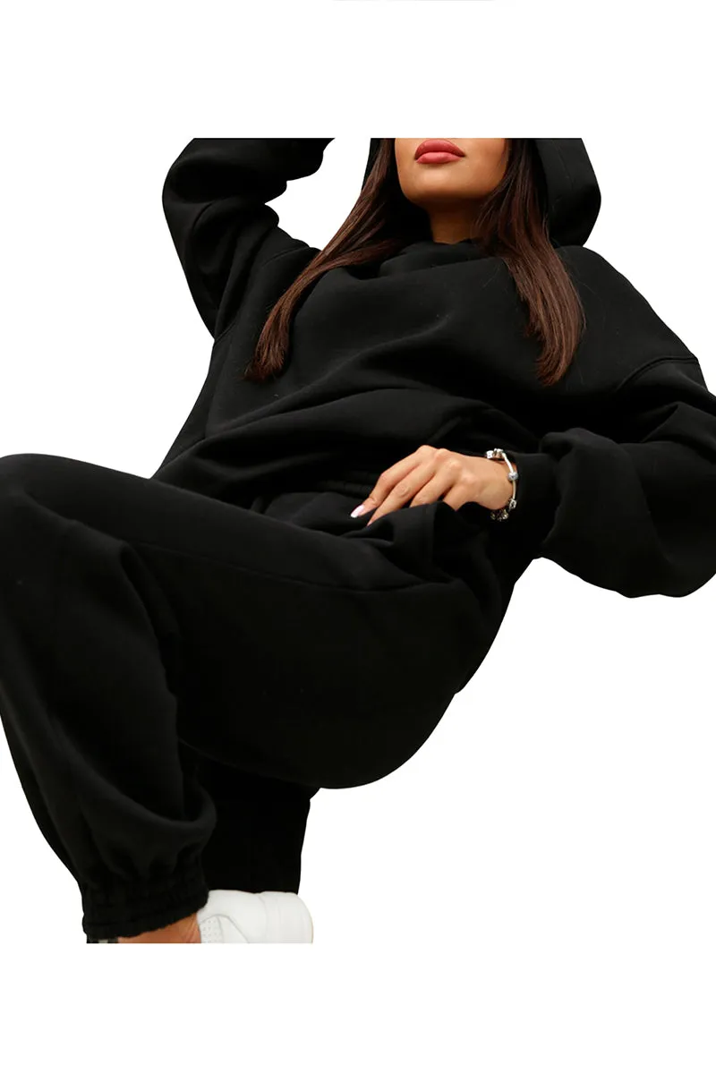 HUT1266 Cozy Oversized Jogger Set