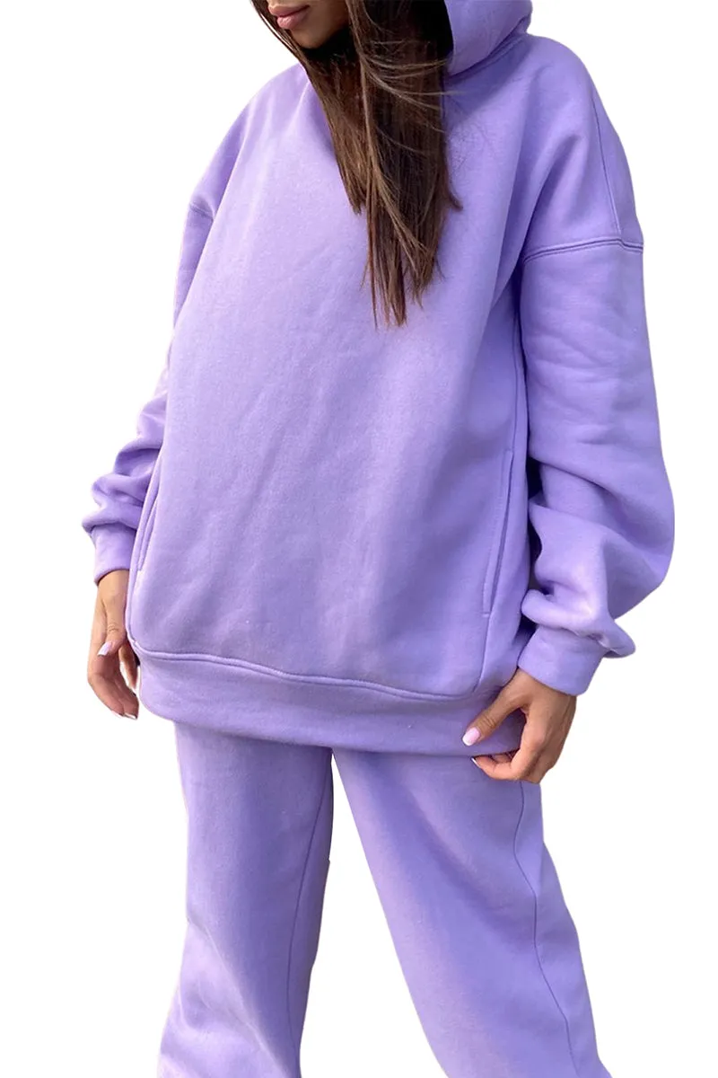 HUT1266 Cozy Oversized Jogger Set