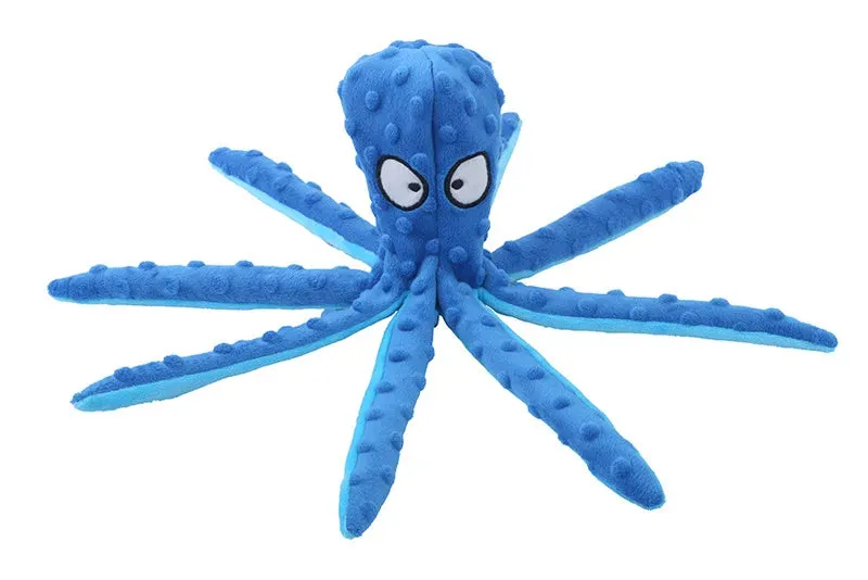 Indestructible Octopus Plush Dog Toy