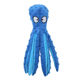 Indestructible Octopus Plush Dog Toy