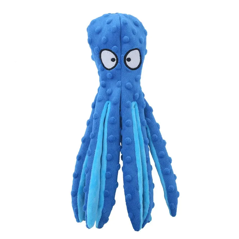 Indestructible Octopus Plush Dog Toy