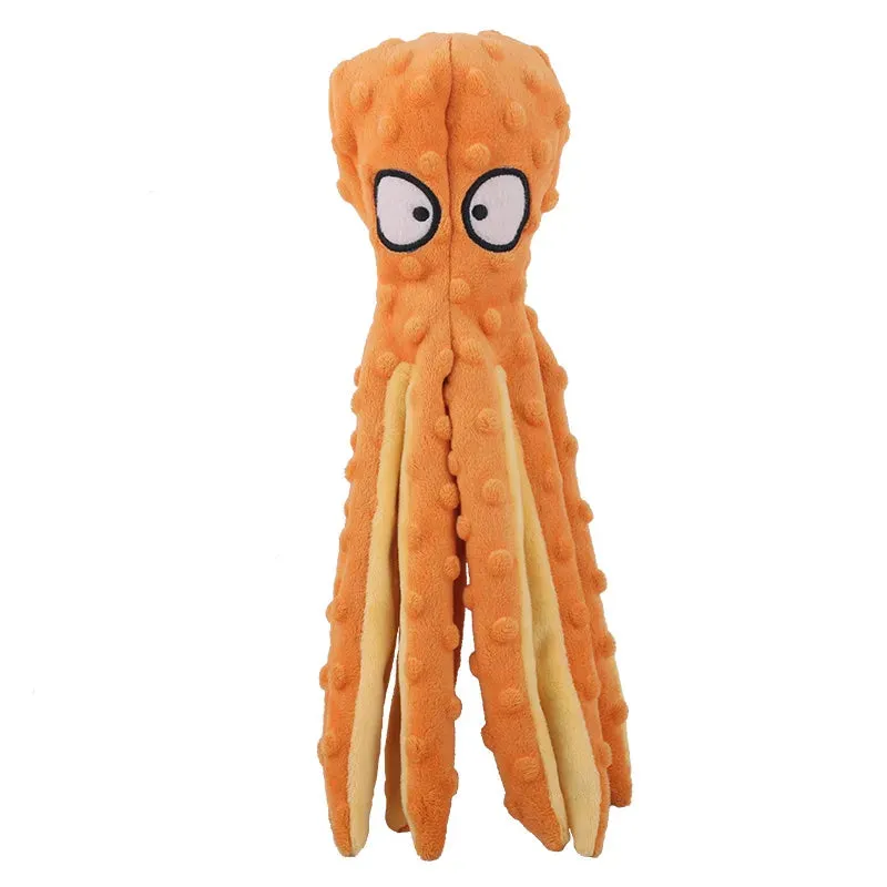 Indestructible Octopus Plush Dog Toy