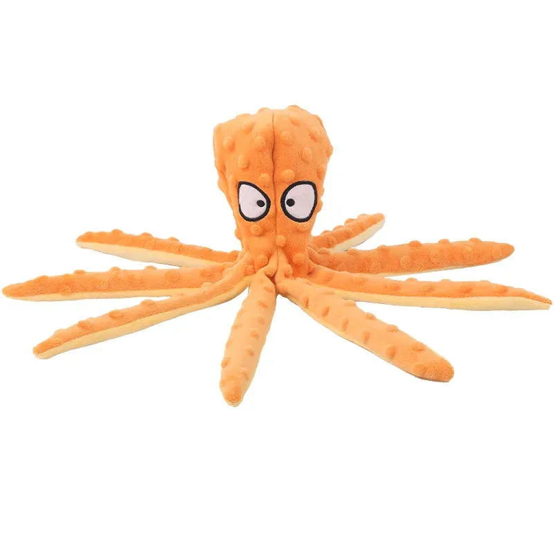 Indestructible Octopus Plush Dog Toy