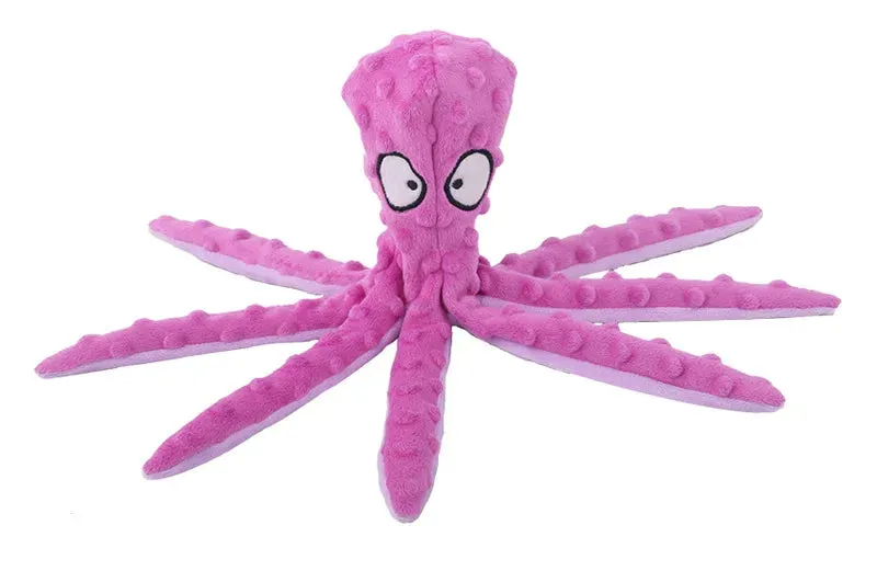 Indestructible Octopus Plush Dog Toy
