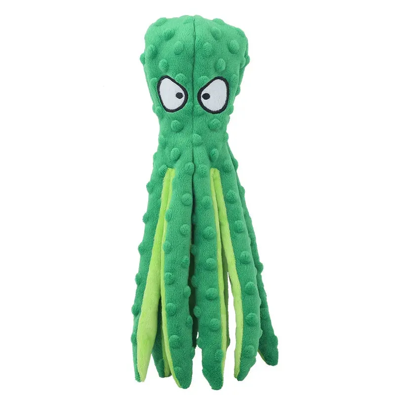 Indestructible Octopus Plush Dog Toy
