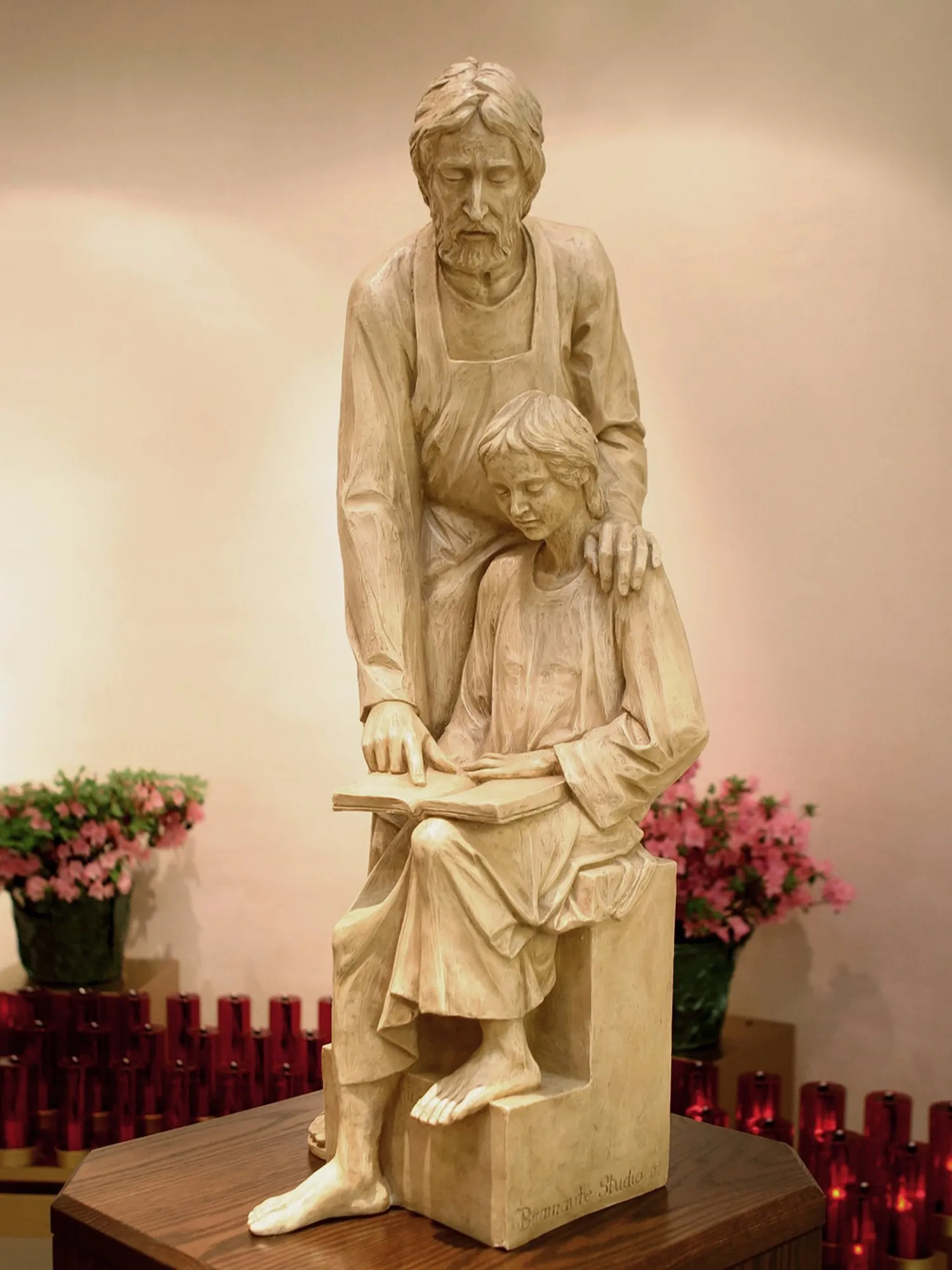 Joseph teaching Jesus