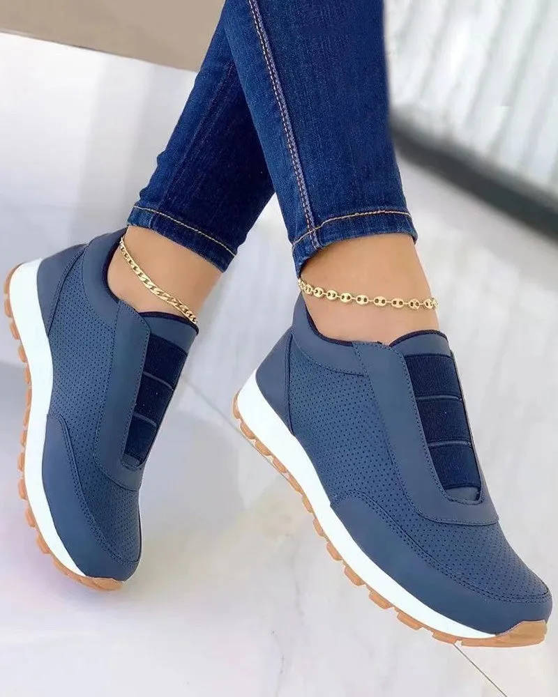 Kennedy - Lässige und Atmungsaktive Frühling-Slip-On-Sneakers für Damen