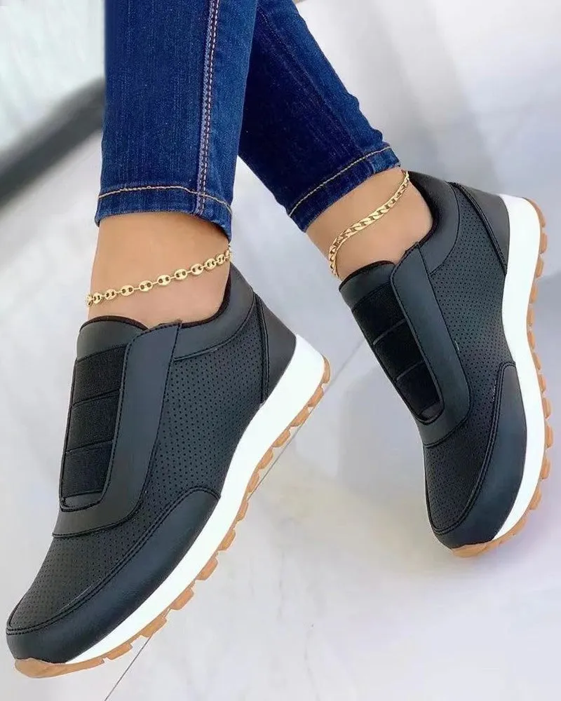 Kennedy - Lässige und Atmungsaktive Frühling-Slip-On-Sneakers für Damen