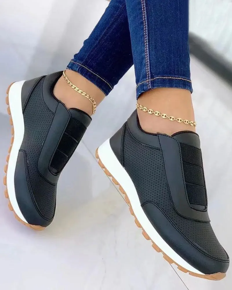 Kennedy - Lässige und Atmungsaktive Frühling-Slip-On-Sneakers für Damen
