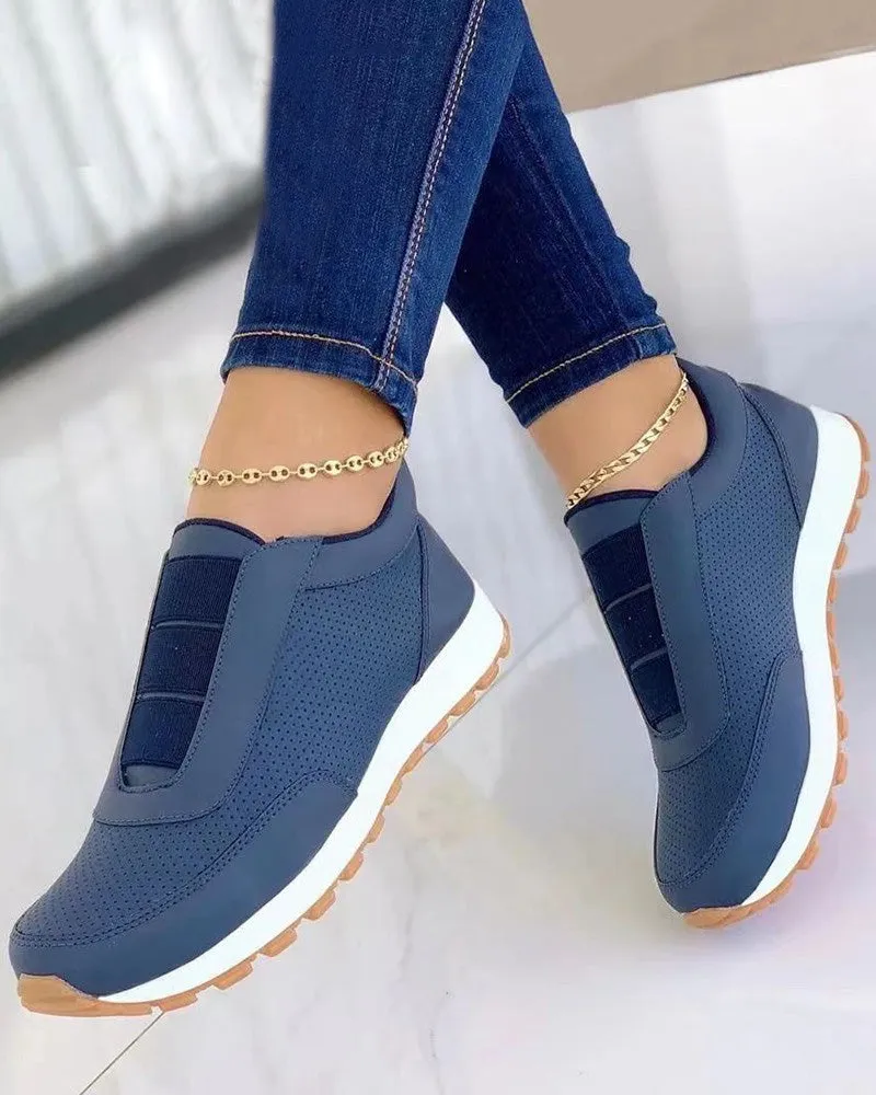 Kennedy - Lässige und Atmungsaktive Frühling-Slip-On-Sneakers für Damen