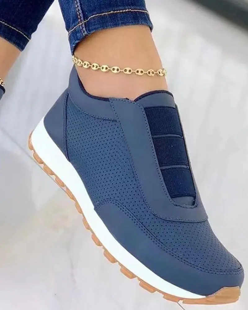 Kennedy - Lässige und Atmungsaktive Frühling-Slip-On-Sneakers für Damen