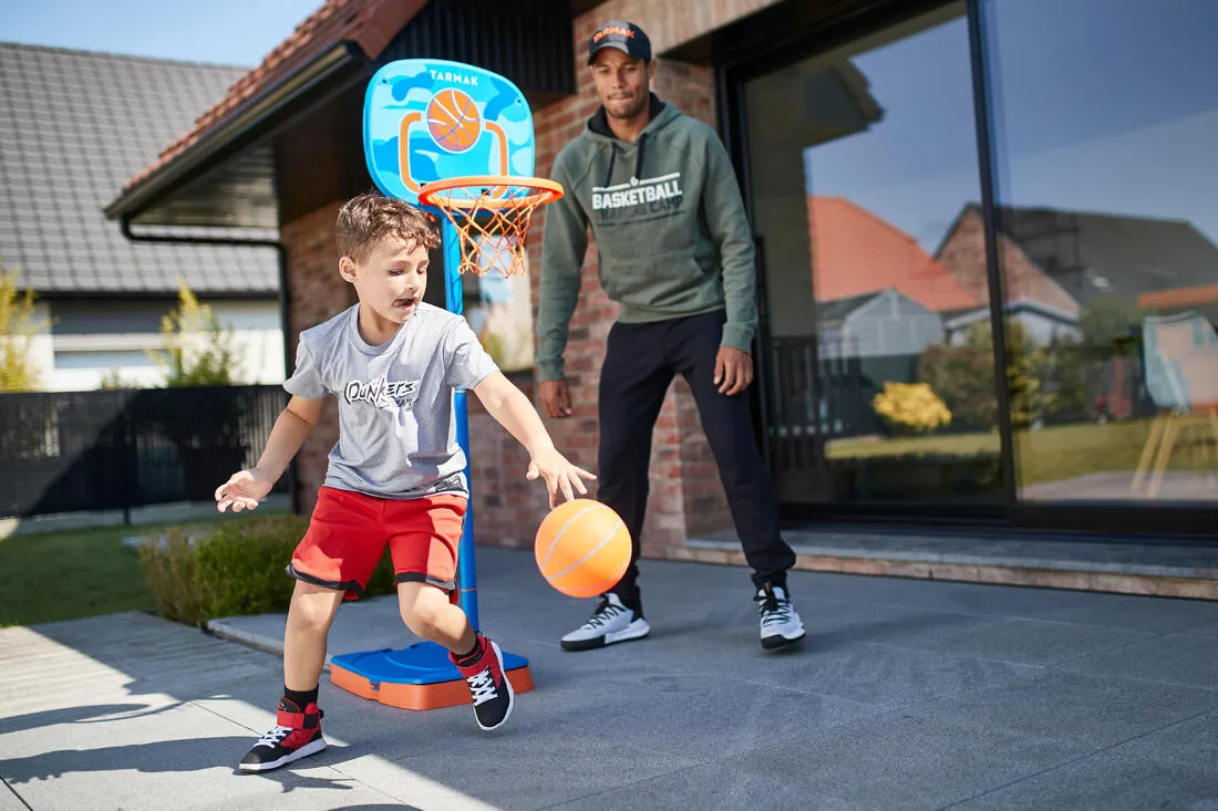 Kids' Basketball Hoop with Adjustable Stand (from 0.9 to 1.2m) K100 - Orange