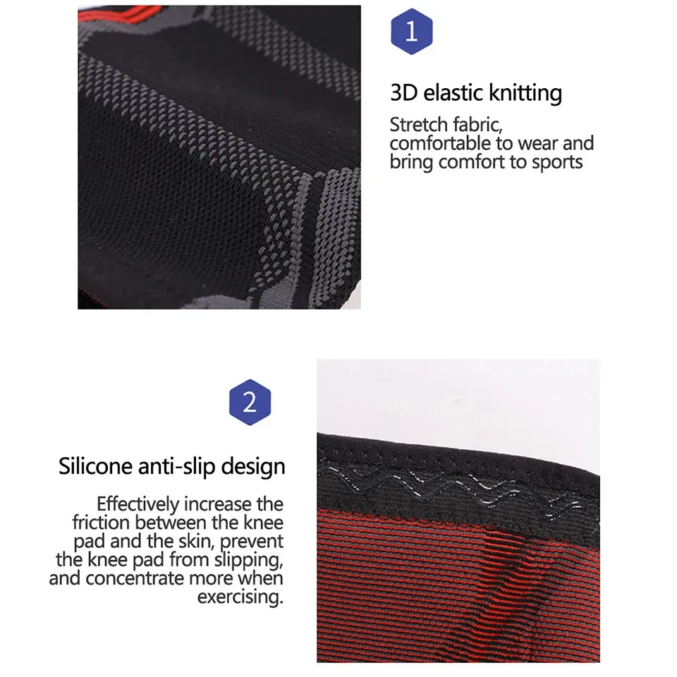 Knitted Nylon Sports Knee Pad