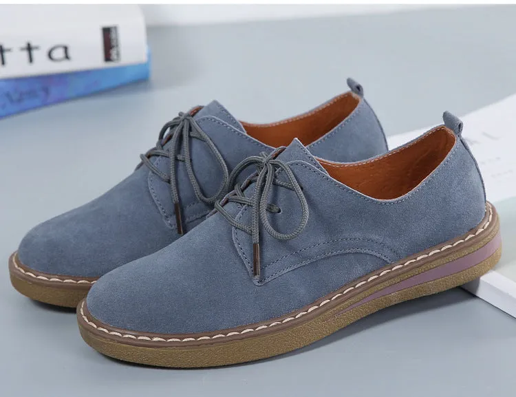 Leather Casual Women's Shoes Soft and Comfortable Flat Shoes