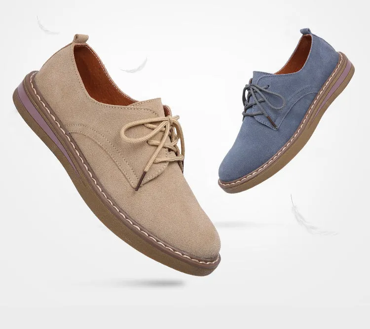 Leather Casual Women's Shoes Soft and Comfortable Flat Shoes