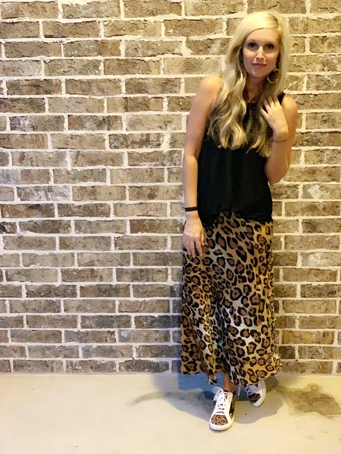 Leopard Print Skirt