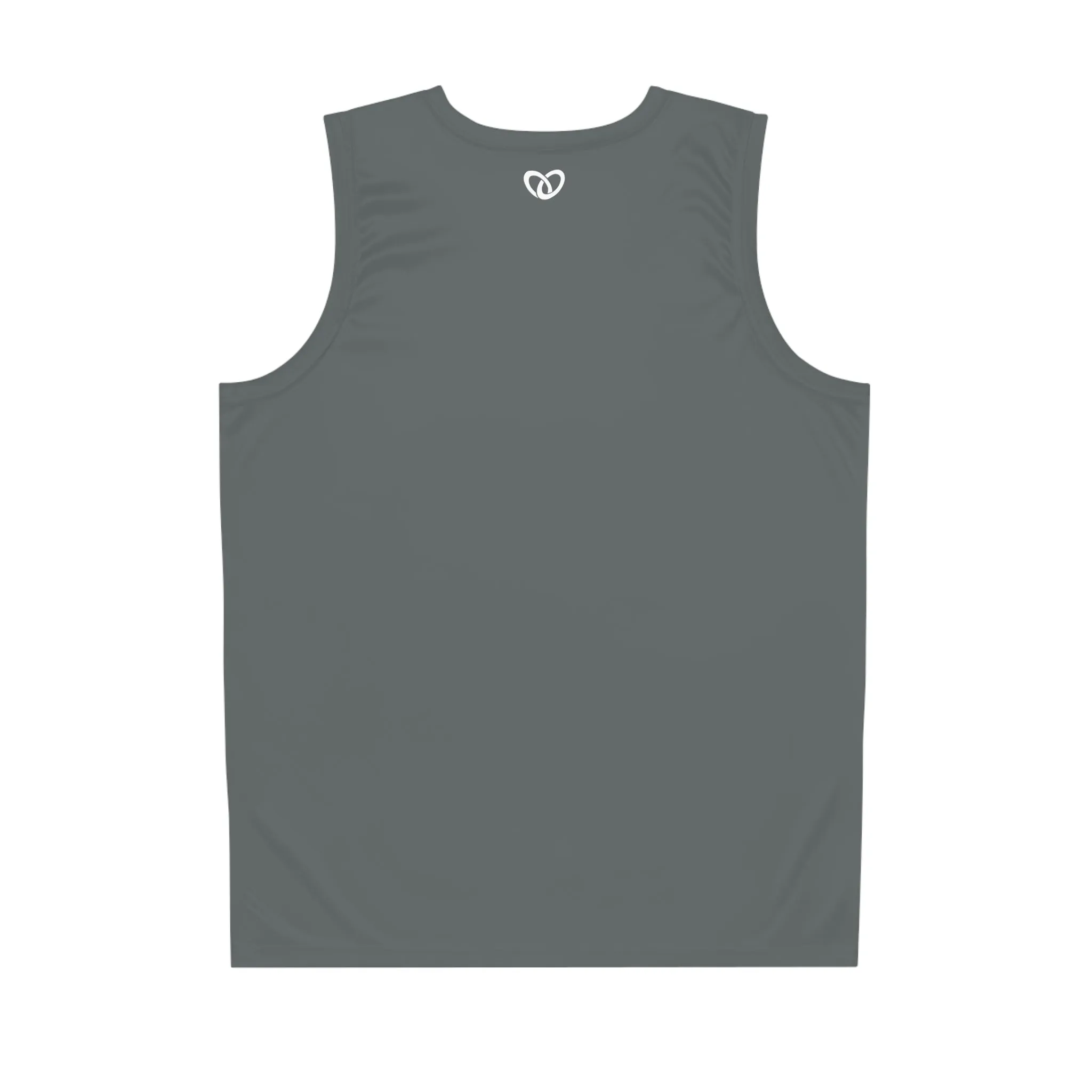 Logo Basketball Jersey - Grey