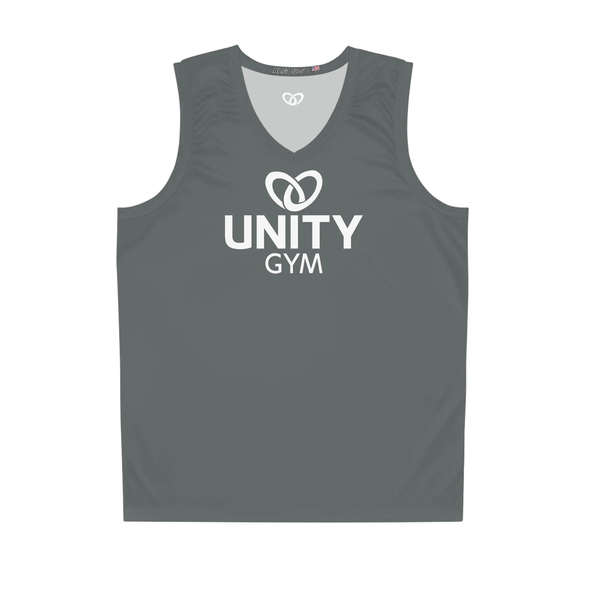 Logo Basketball Jersey - Grey