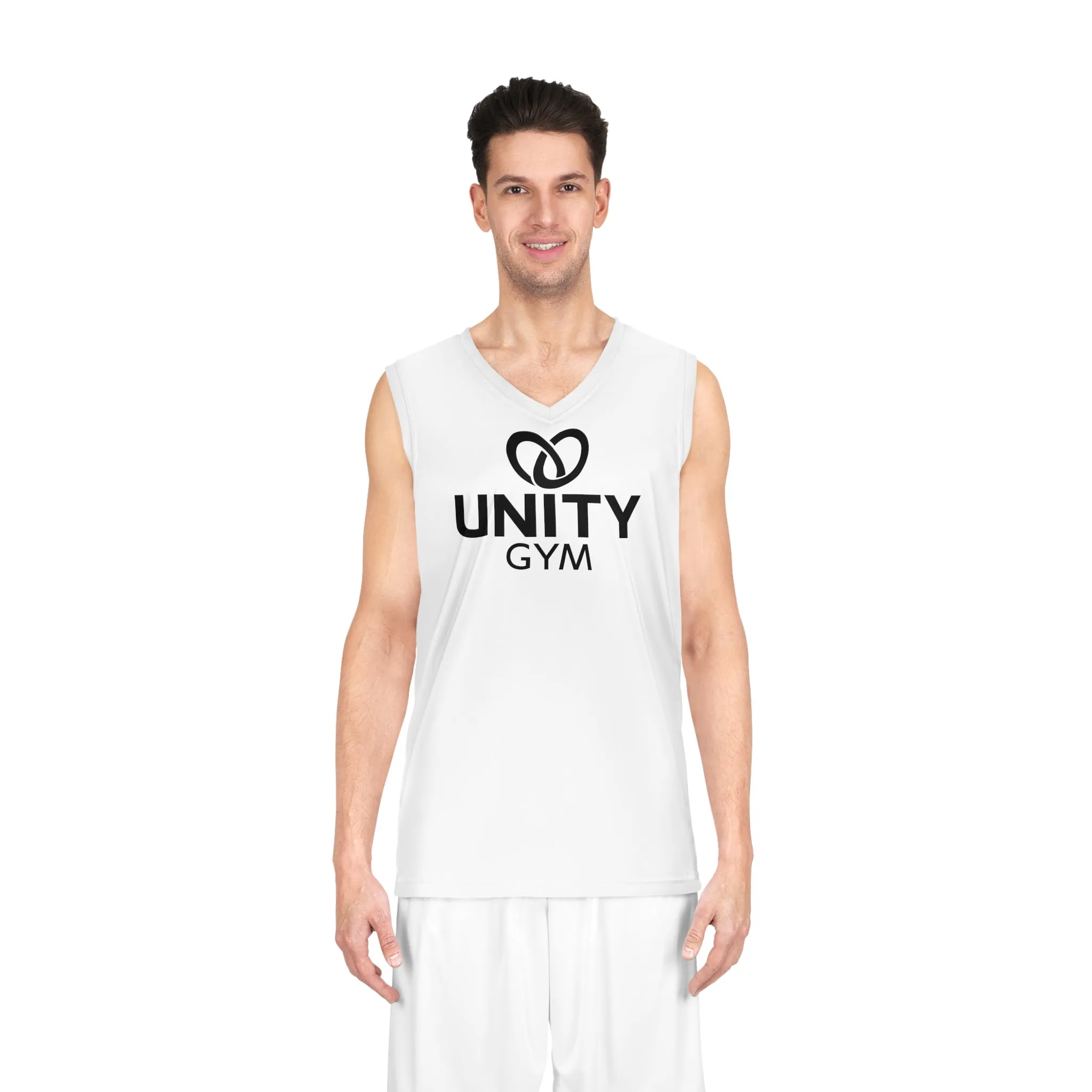 Logo Basketball Jersey - White