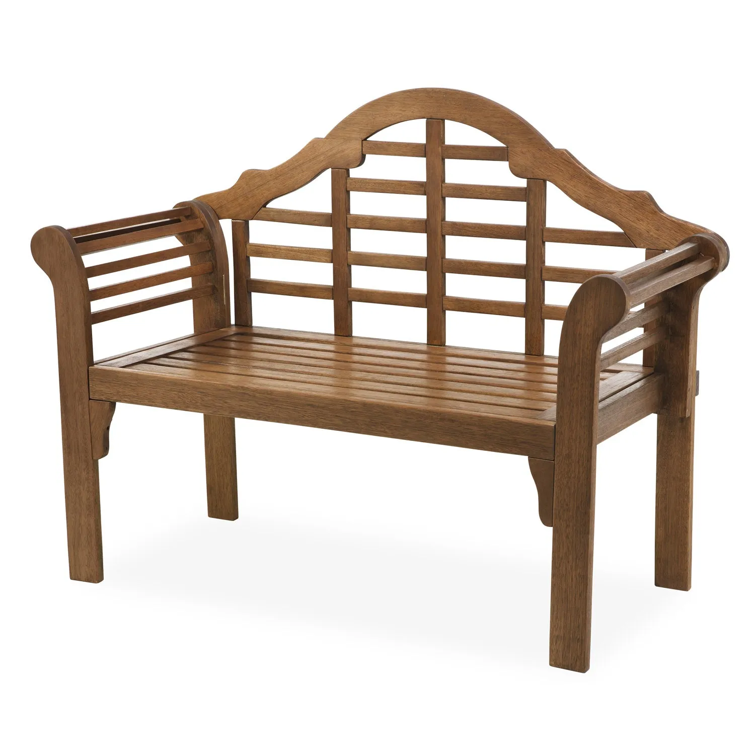 Lutyens Wood Garden Bench - Natural,8f00326