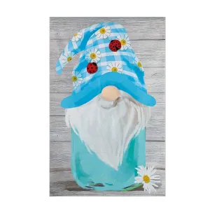Mason Jar Gnome House Applique Flag,159250sa