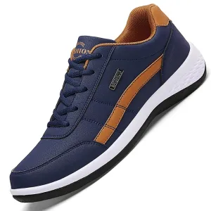 Matteo – Trendy Casual PU Leather Men’s Sneakers
