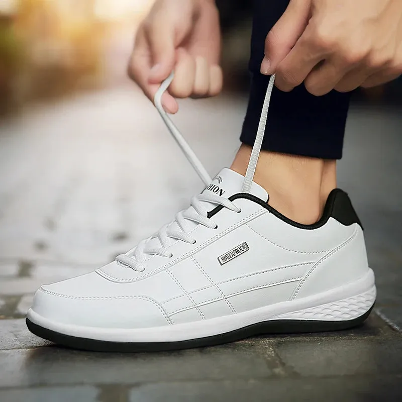 Matteo – Trendy Casual PU Leather Men’s Sneakers