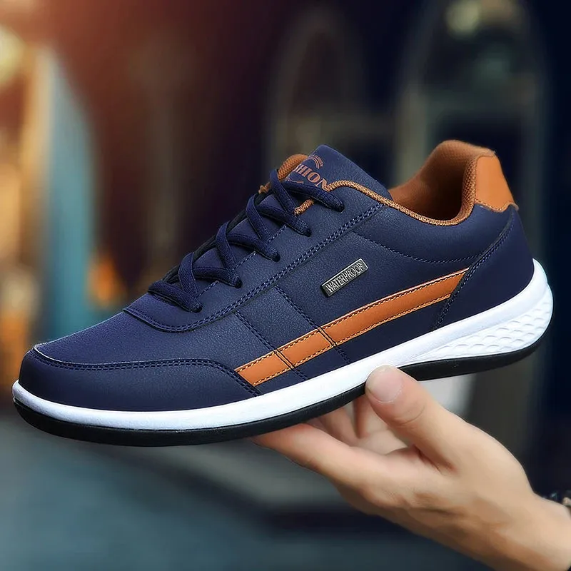 Matteo – Trendy Casual PU Leather Men’s Sneakers