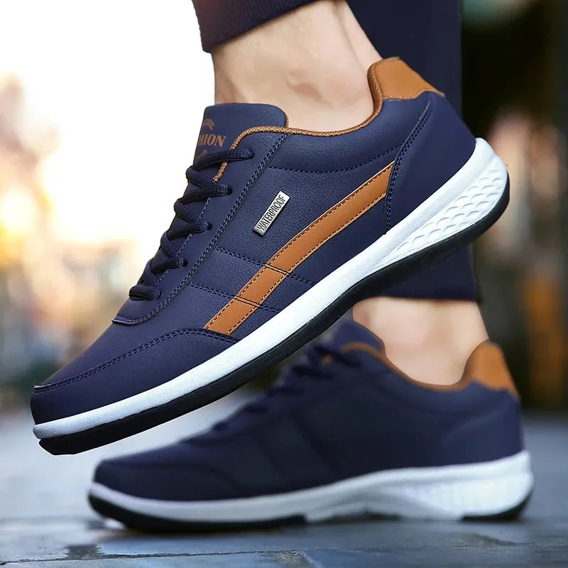 Matteo – Trendy Casual PU Leather Men’s Sneakers