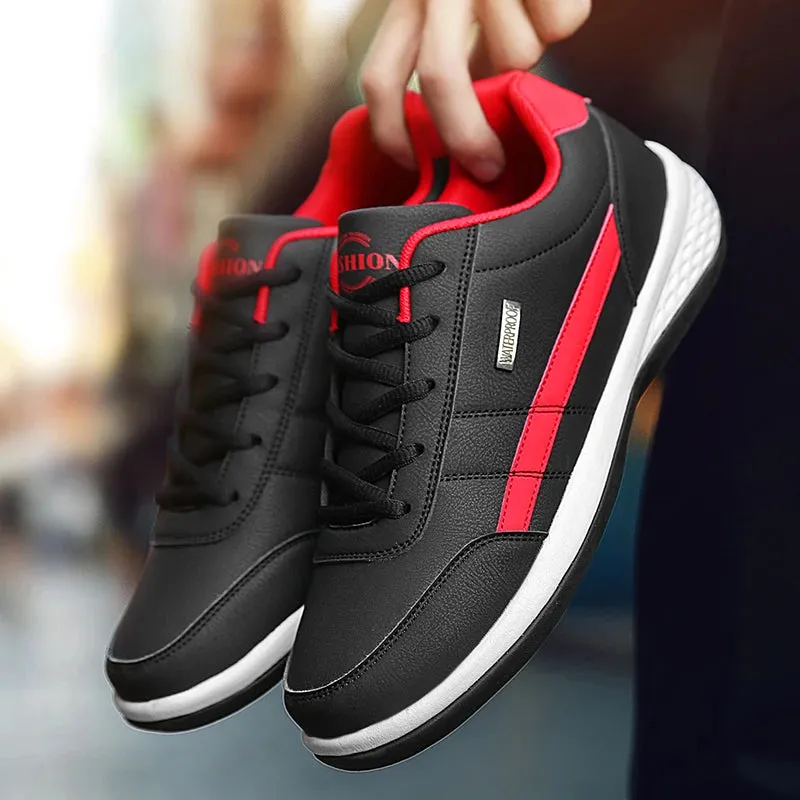 Matteo – Trendy Casual PU Leather Men’s Sneakers