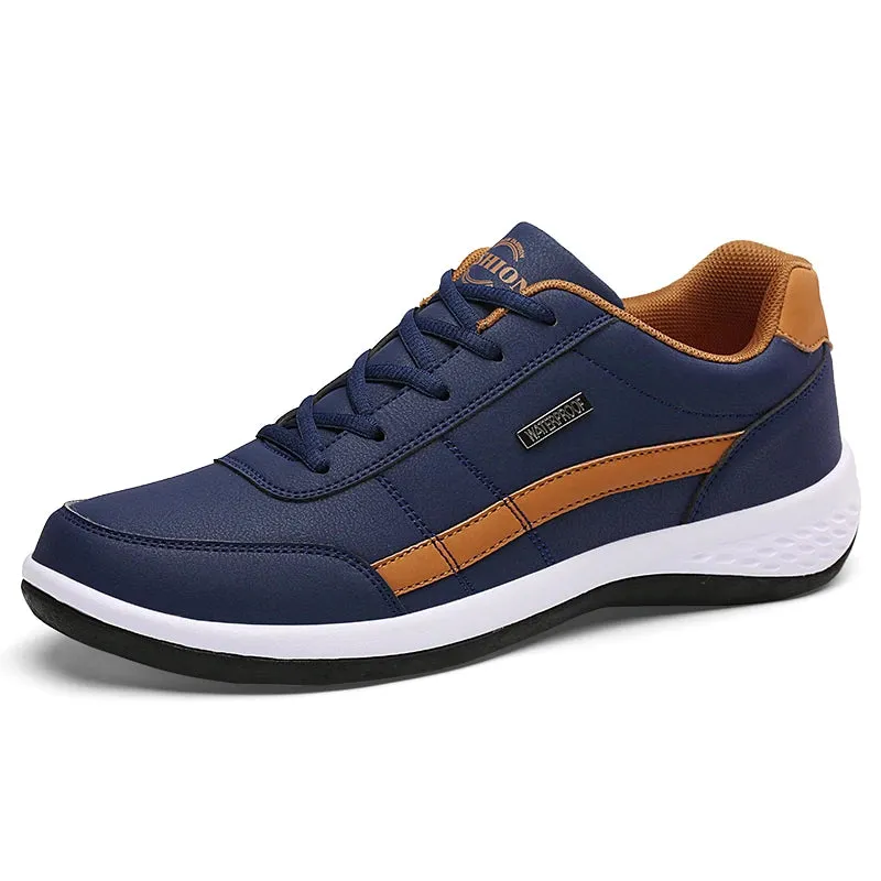 Matteo – Trendy Casual PU Leather Men’s Sneakers