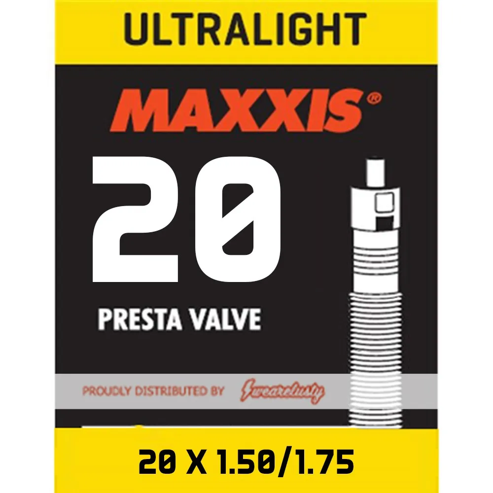 Maxxis Tube Ultralight 20 X 1.50/1.75 Presta FV Sep 32mm